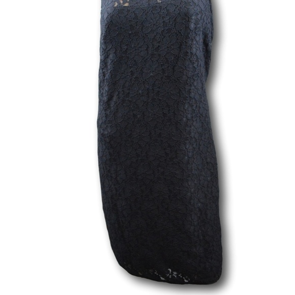 Sleeveless Michael Kors Black Lace Shift Dress 12 - Picture 3 of 4